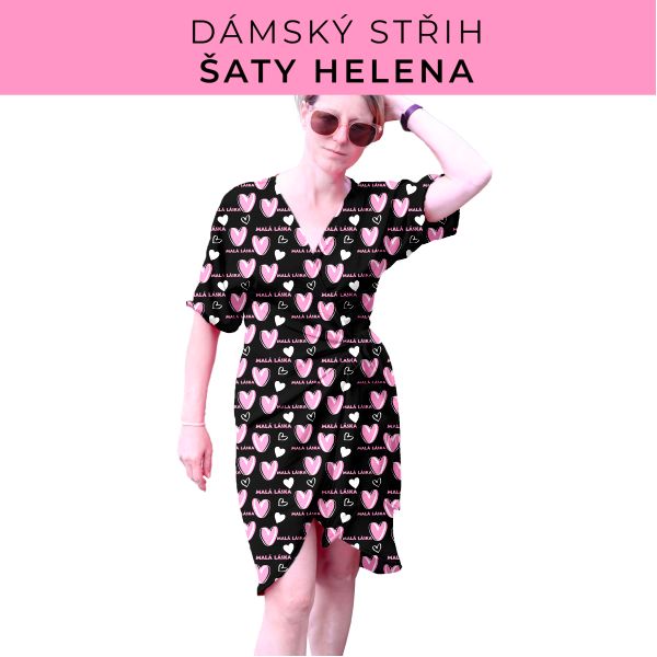 Dámský střih na šaty  Helena