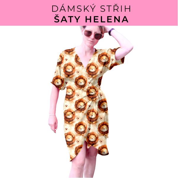 Dámský střih na šaty  Helena
