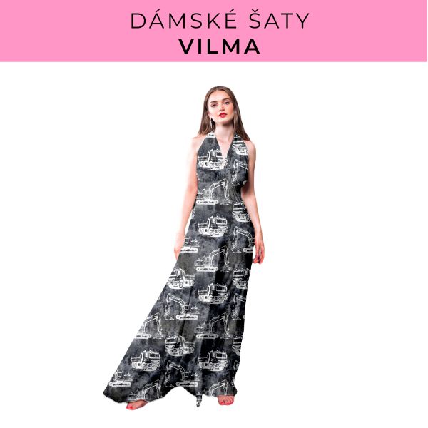 DÁMSKÝ střih - šaty Vilma