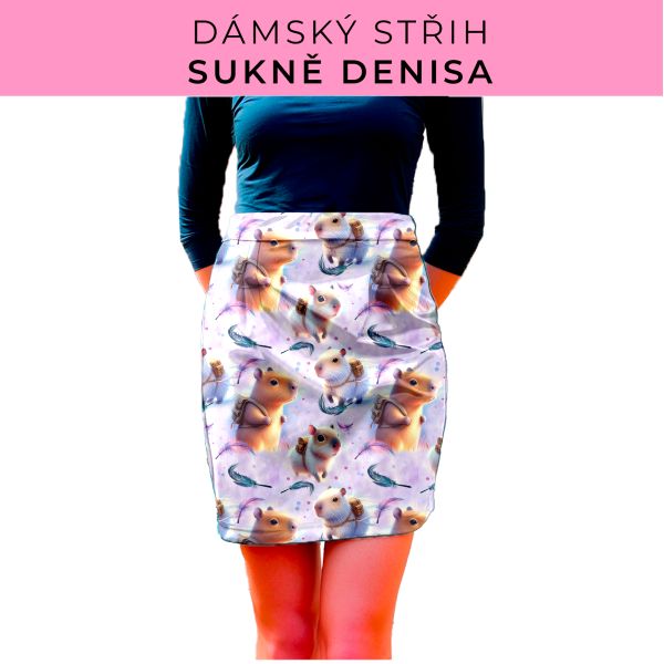 Dámský střih - Dámská sukně Denisa