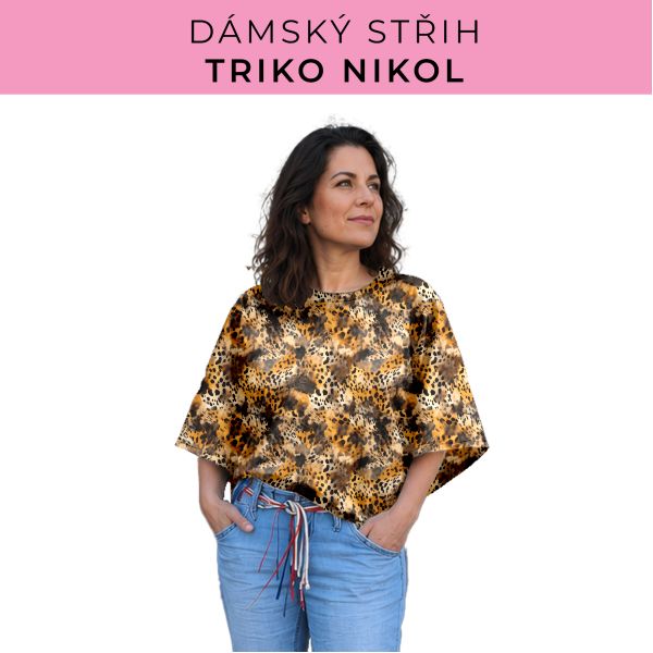 Dámský střih -  triko Nikol