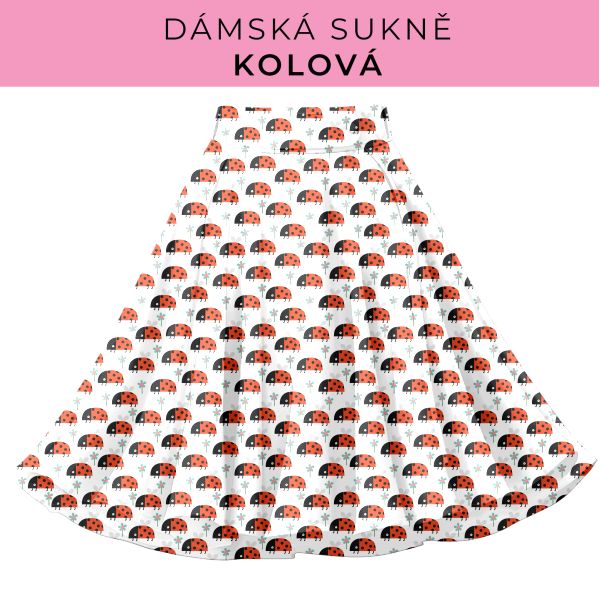 DÁMSKÝ střih - Kolová sukně