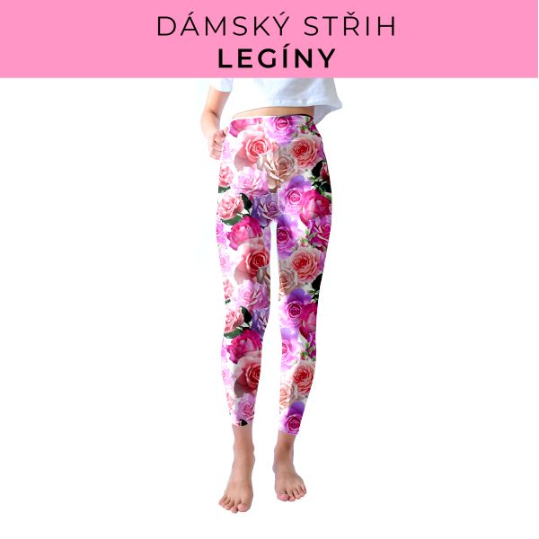 DÁMSKÝ střih - legíny SPORT - SLIM FIT