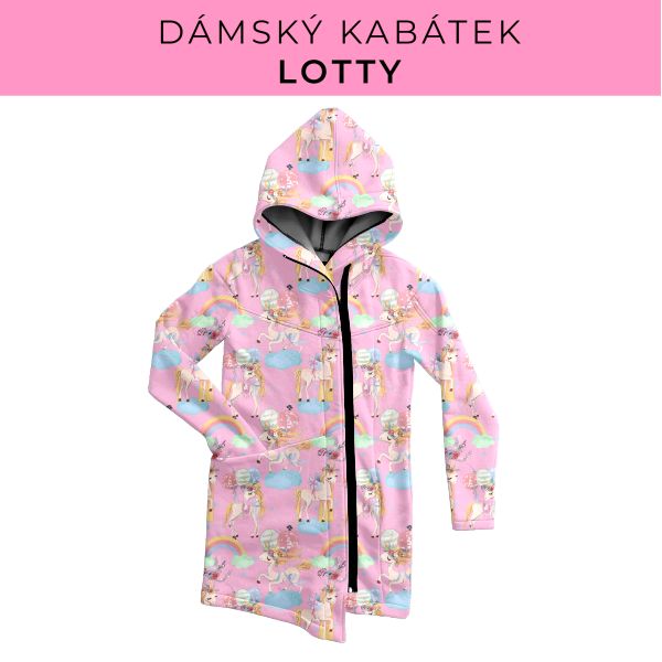 DÁMSKÝ střih - Kabátek Lotty