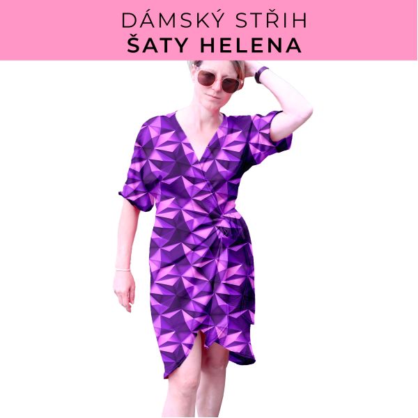 Dámský střih na šaty  Helena