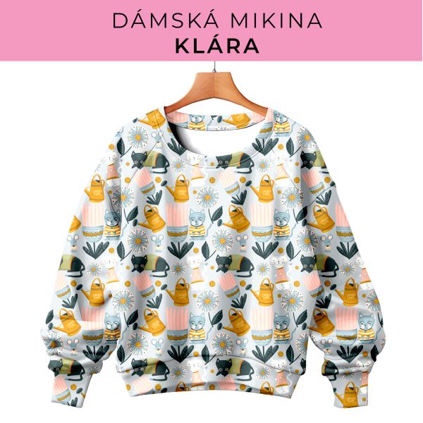 DÁMSKÝ střih - mikina Klára