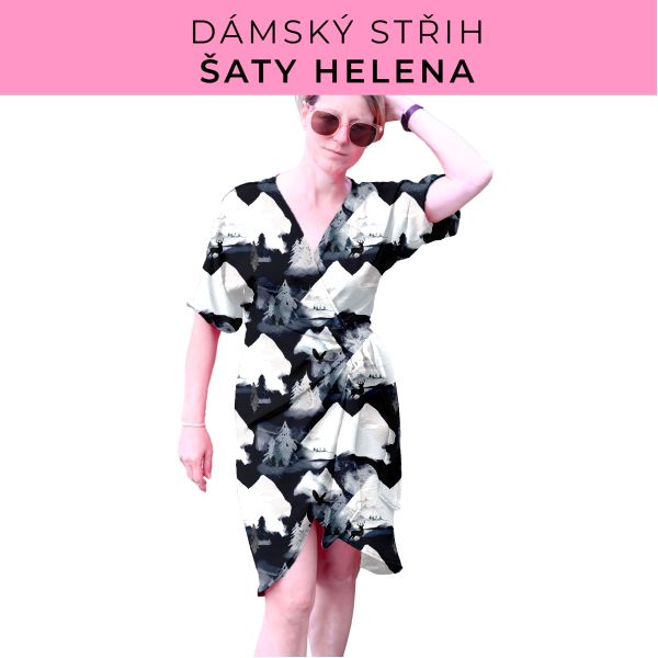 Dámský střih na šaty  Helena