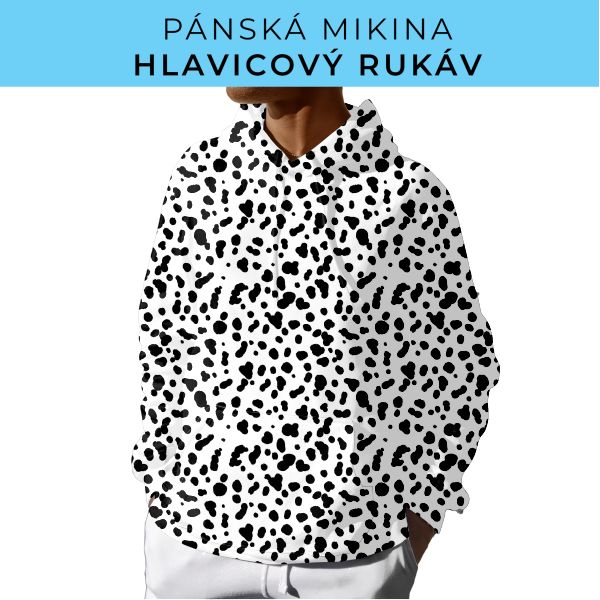 PÁNSKÝ střih - mikina s kapucí
