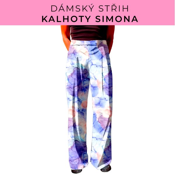 Dámský střih - kalhoty Simona