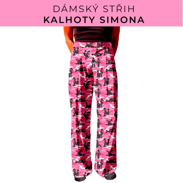 Dámský střih - kalhoty Simona