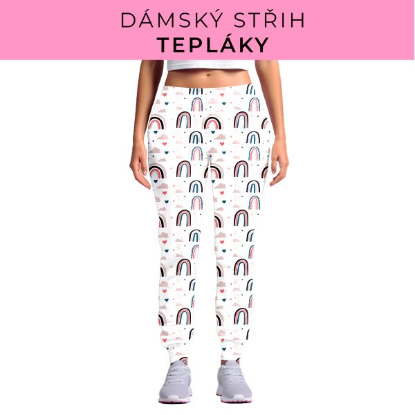DÁMSKÝ střih - tepláky