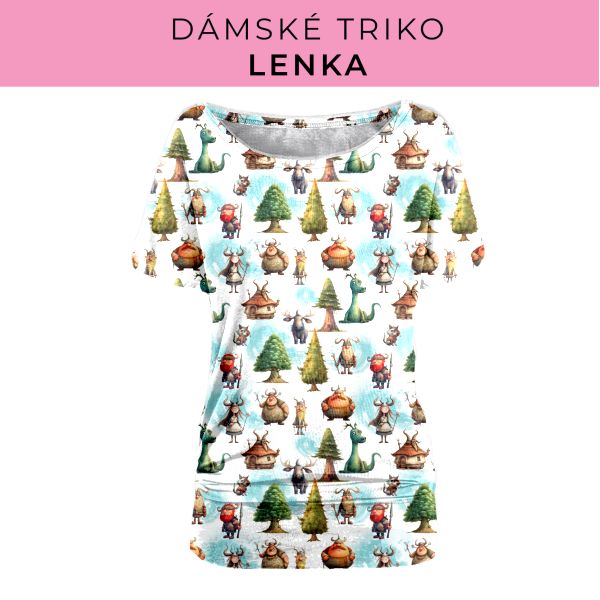 DÁMSKÝ střih - Triko Lenka
