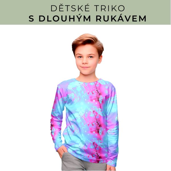 DĚTSKÝ střih - triko dlouhý rukáv