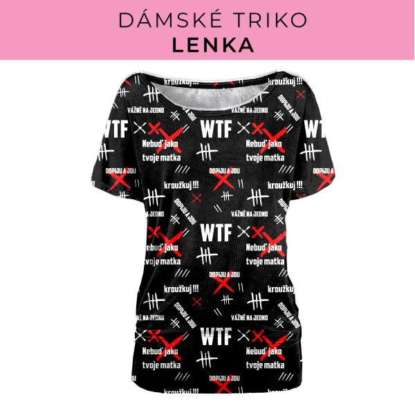 DÁMSKÝ střih - Triko Lenka