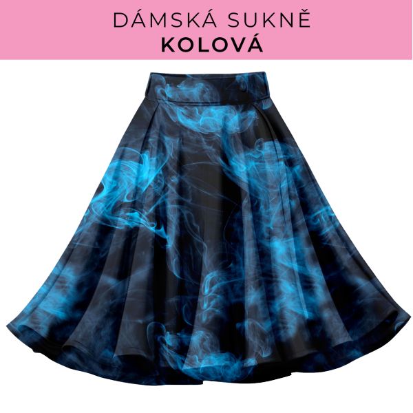 DÁMSKÝ střih - Kolová sukně