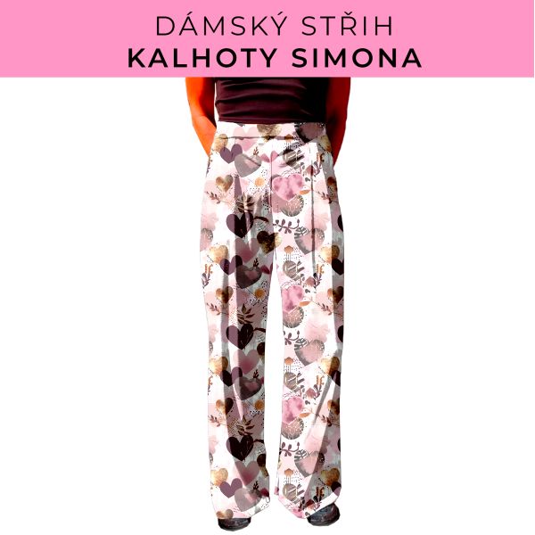 Dámský střih - kalhoty Simona