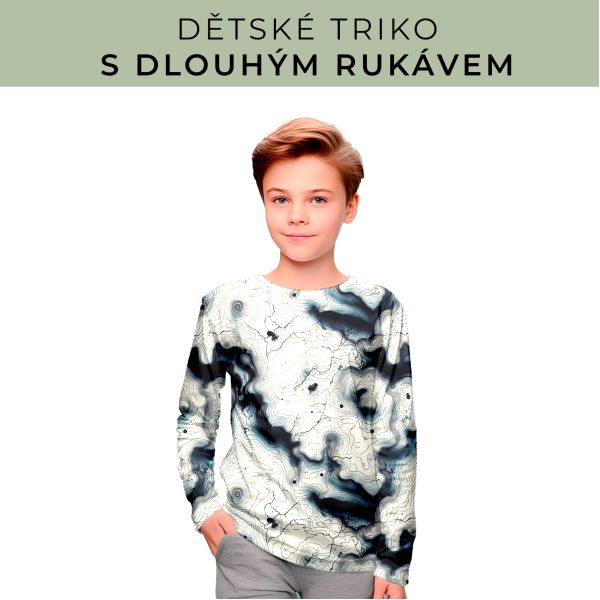 DĚTSKÝ střih - triko dlouhý rukáv