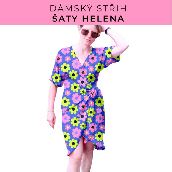 Dámský střih na šaty  Helena