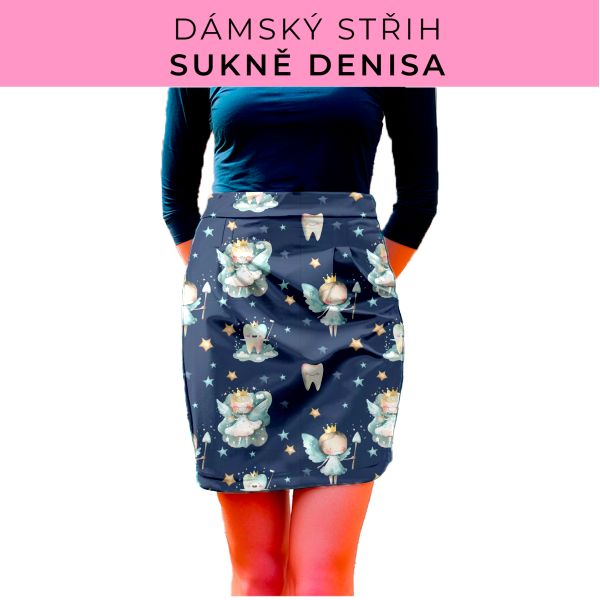 Dámský střih - Dámská sukně Denisa