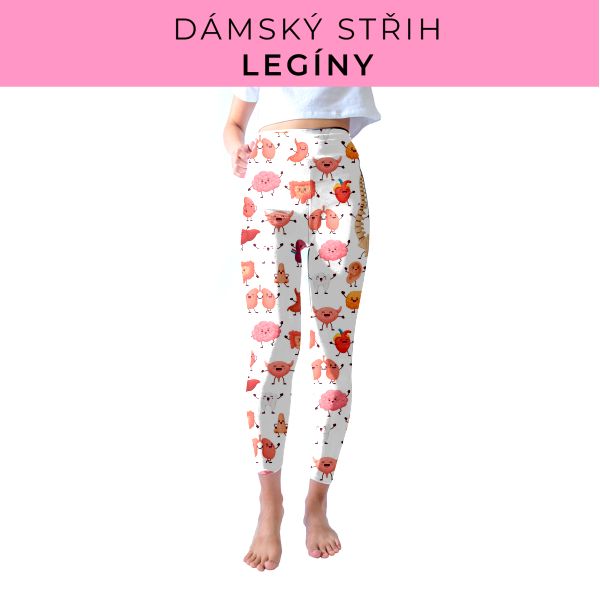 DÁMSKÝ střih - legíny SPORT - SLIM FIT