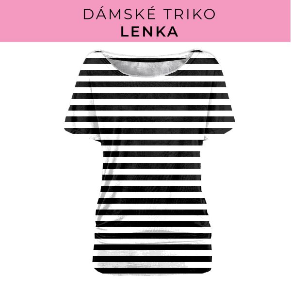 DÁMSKÝ střih - Triko Lenka