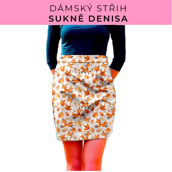 Dámský střih - Dámská sukně Denisa