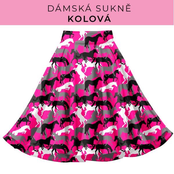 DÁMSKÝ střih - Kolová sukně