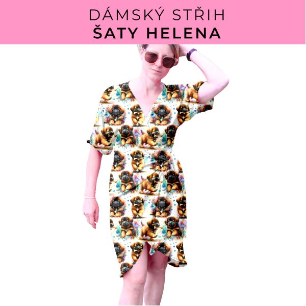 Dámský střih na šaty  Helena