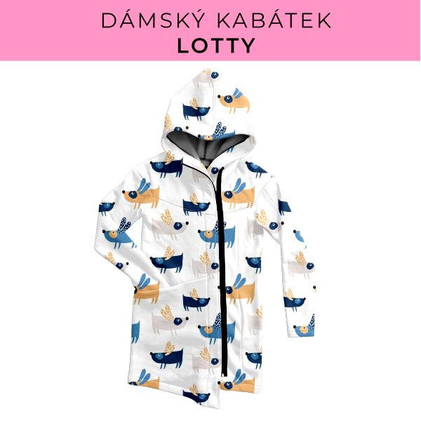 DÁMSKÝ střih - Kabátek Lotty