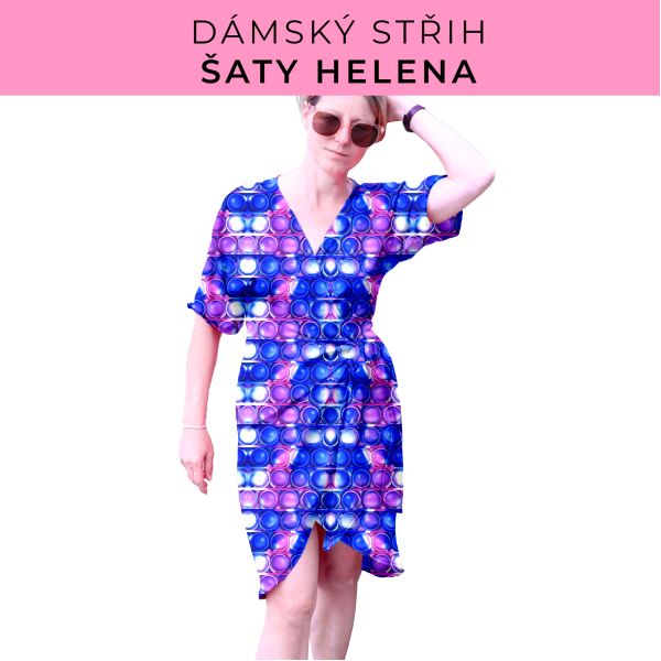 Dámský střih na šaty  Helena