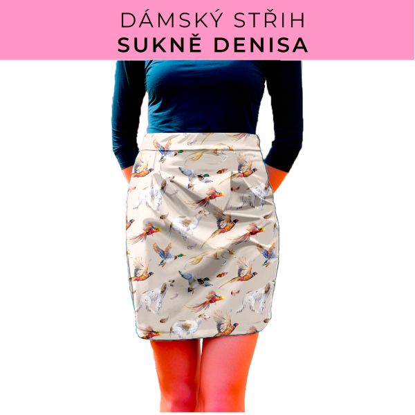 Dámský střih - Dámská sukně Denisa