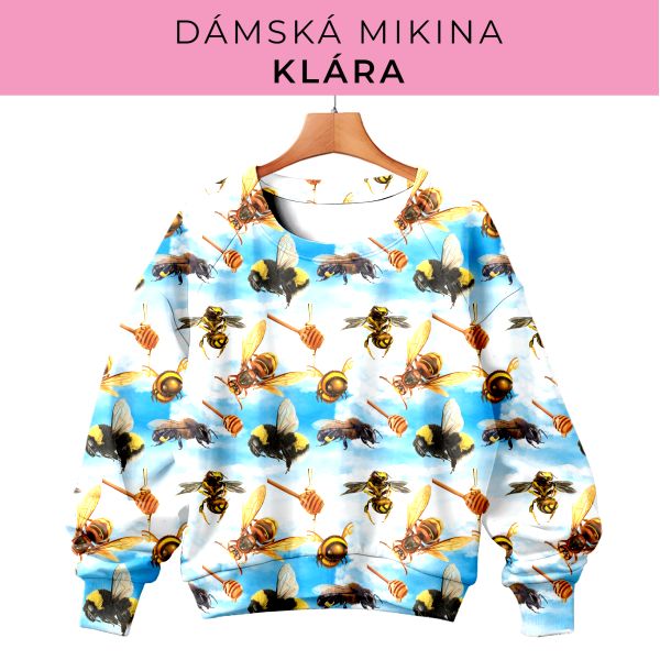 DÁMSKÝ střih - mikina Klára