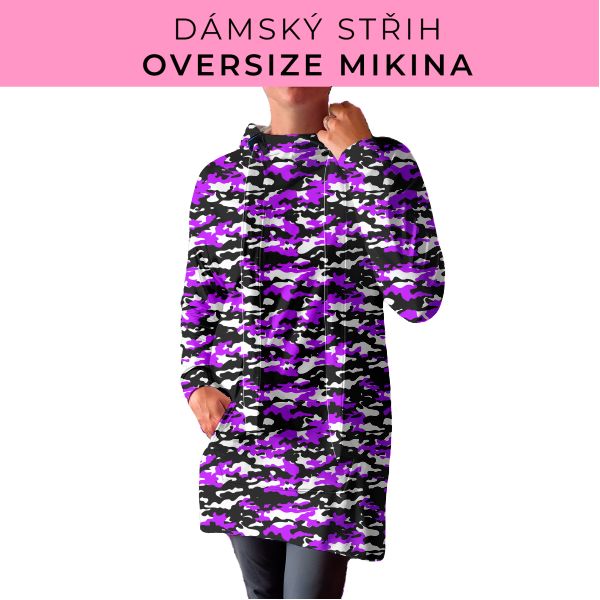 DÁMSKÝ střih - Oversize mikina