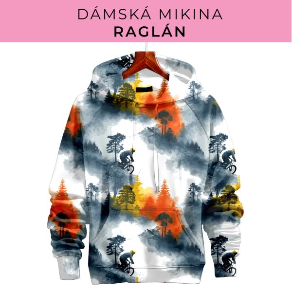 DÁMSKÝ střih - mikina raglán