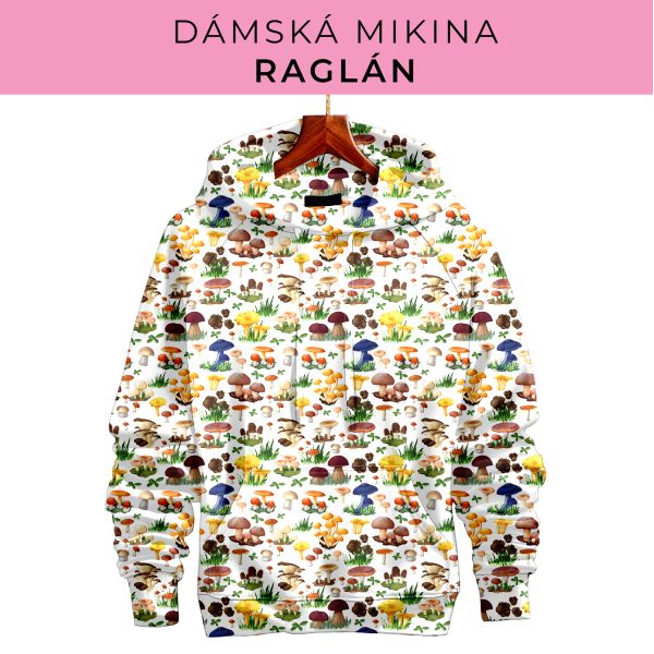 DÁMSKÝ střih - mikina raglán