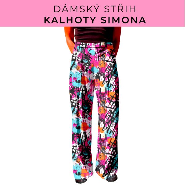 Dámský střih - kalhoty Simona