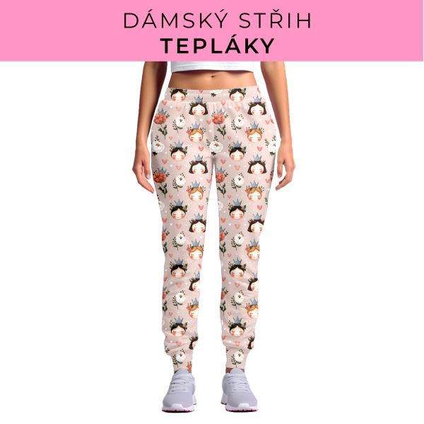 DÁMSKÝ střih - tepláky