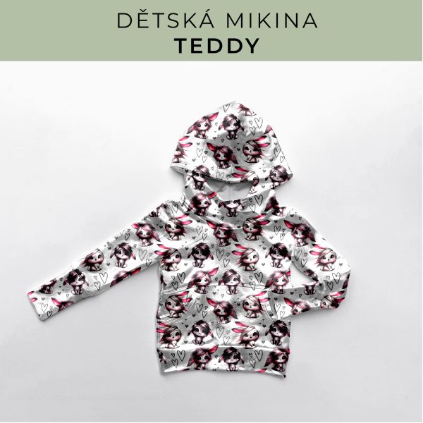 DĚTSKÝ střih - Mikina Teddy