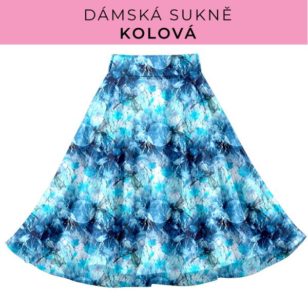 DÁMSKÝ střih - Kolová sukně