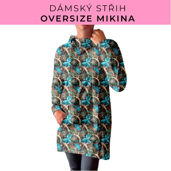 DÁMSKÝ střih - Oversize mikina