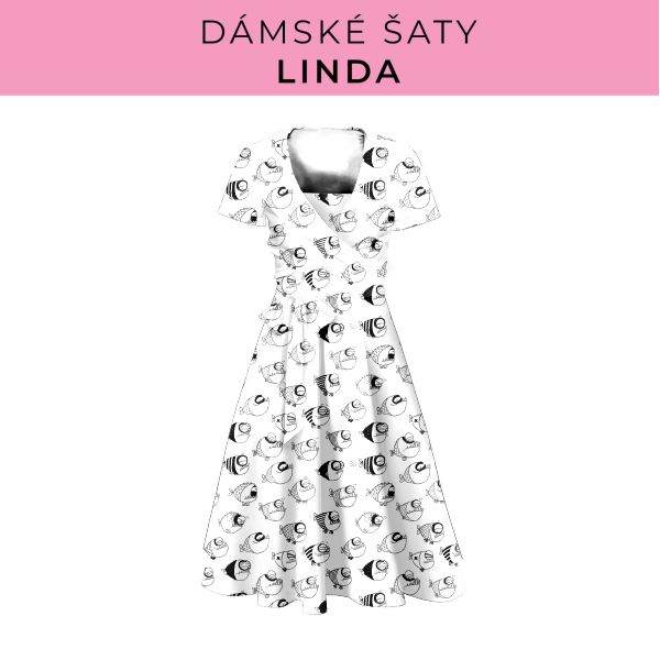 DÁMSKÝ střih - šaty Linda