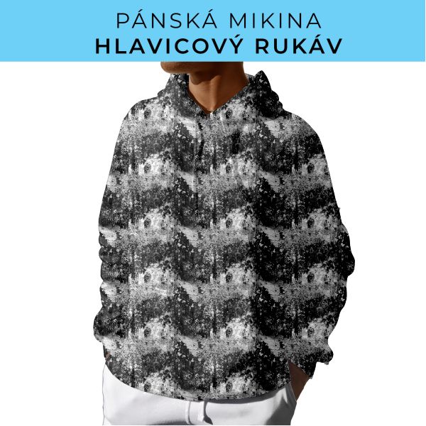 PÁNSKÝ střih - mikina s kapucí