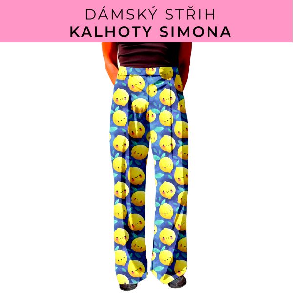 Dámský střih - kalhoty Simona