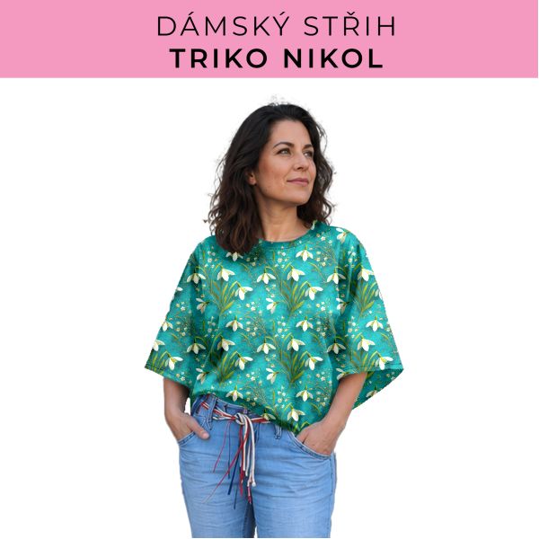 Dámský střih -  triko Nikol