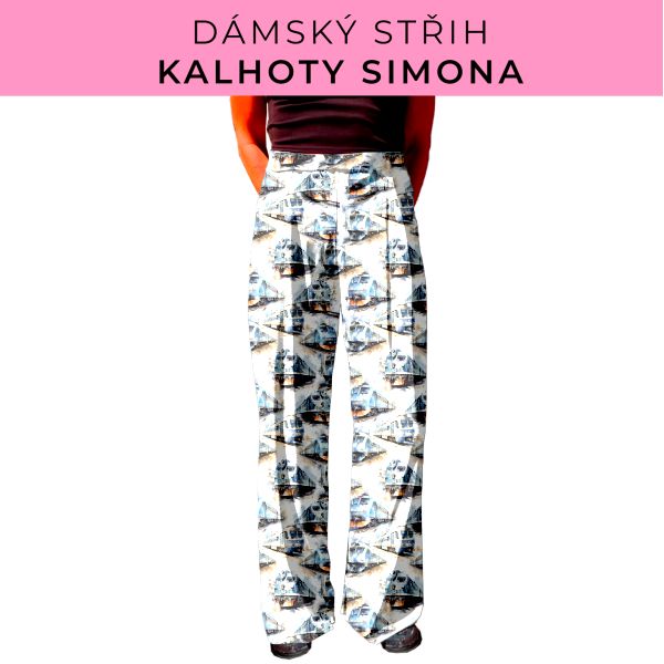 Dámský střih - kalhoty Simona