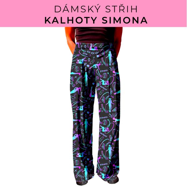 Dámský střih - kalhoty Simona