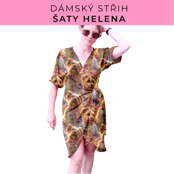 Dámský střih na šaty  Helena