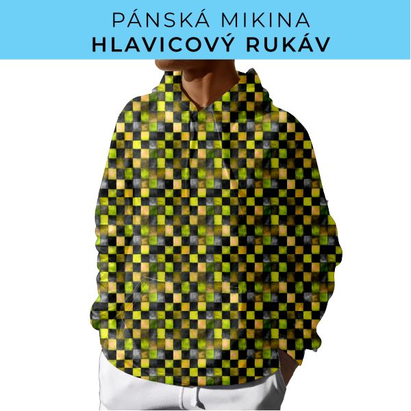 PÁNSKÝ střih - mikina s kapucí