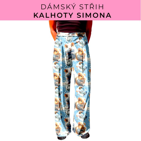 Dámský střih - kalhoty Simona