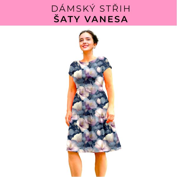 Dámský střih šaty Vanesa